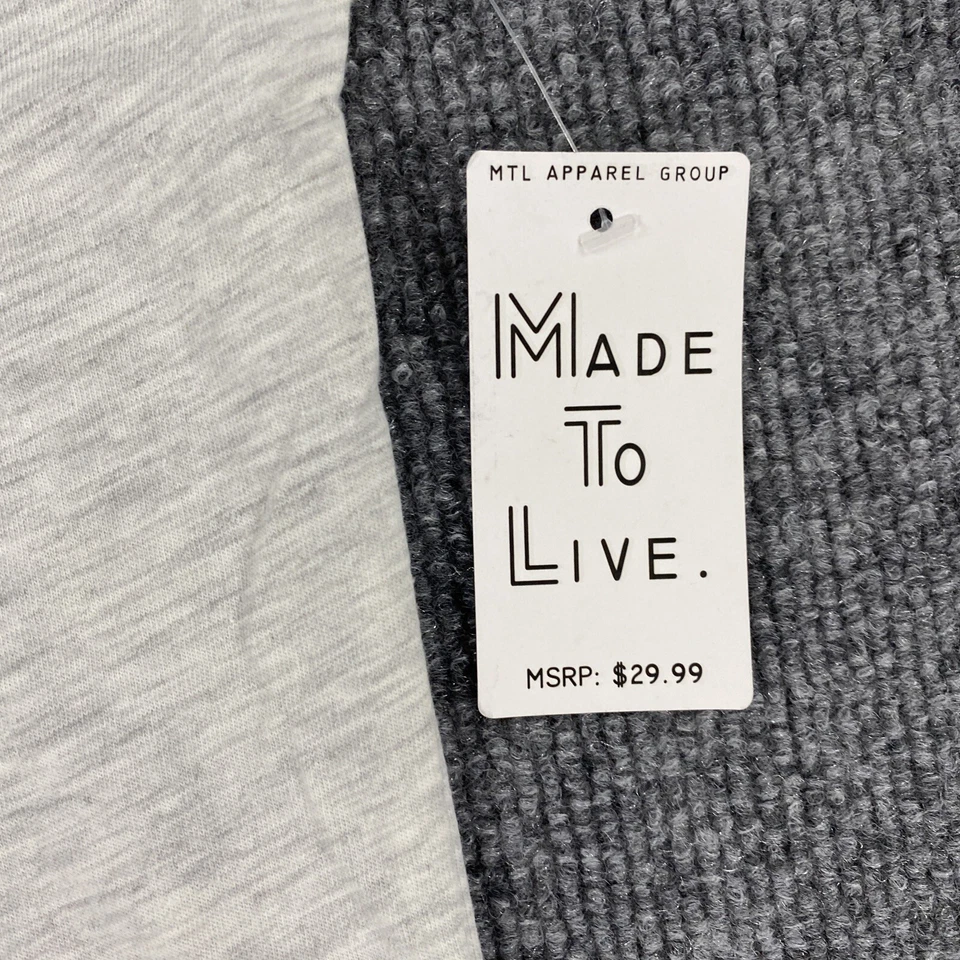 Camisa de manga corta Henley MTL Apparel para hombre talla pequeña Foto 4 de 4