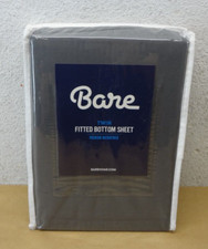 Bare Home Fitted Durable and Long Lasting Sheet - Twin, Gray