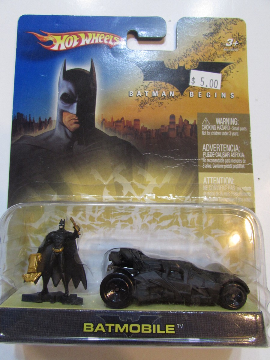 HOT WHEELS 2006 BATMAN BEGINS BATMOBILE WITH FIGURE W+ | eBay