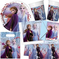 101 Teile Partyset Frozen 2 Kindergeburtstag Mottoparty Kinder Geburtstag Deko