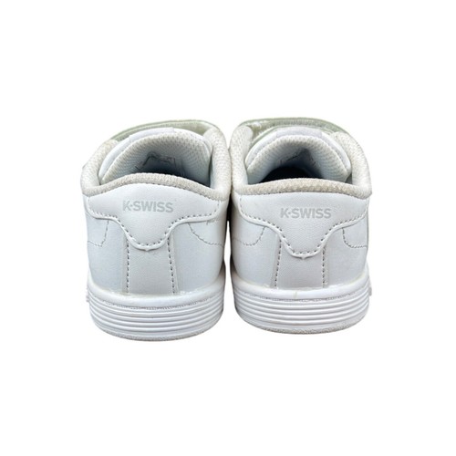 K-Swiss Infants White Strapped Sneakers Size 8 - Picture 5 of 9