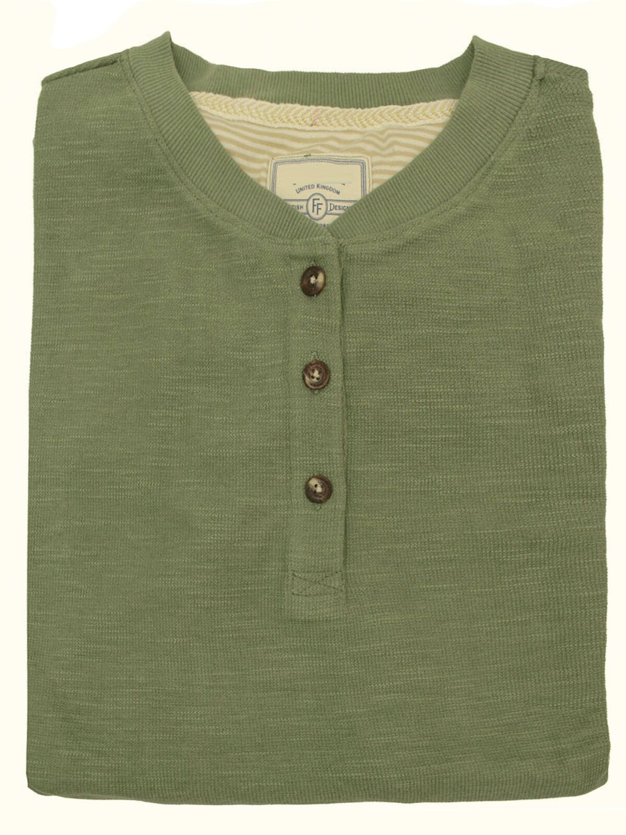 EX Fat Face Light Khaki Southbourne Henley Dress in Sizes 14 or 16 RRP £49.50 | UK