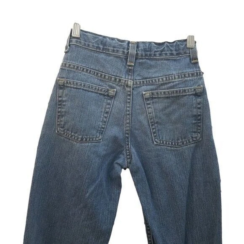 Pantalones de mezclilla Canyon River Blues para niñas talla 10 azules lisos de pierna recta Foto 4 de 4