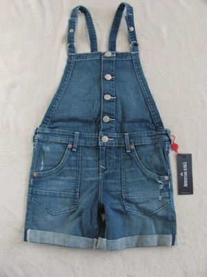 true religion overall shorts