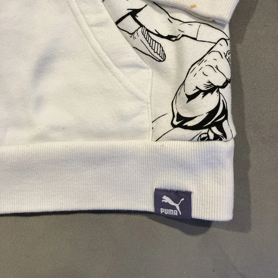 Impresionante - Puma X Liga de la Justicia - Sudadera con Capucha Pullover Estampado Completo - Juvenil Talla XL Foto 2 de 4