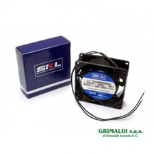 VENTOLA DI RAFFREDDAMENTO ASSIALE 220V TELAIO IN METALLO PER FRIGO 80X80X25,5mm