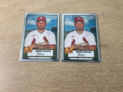 2021 Topps Chrome Platinum Anniversary Yadier Molina #208 STL Cardinals 40% OFF