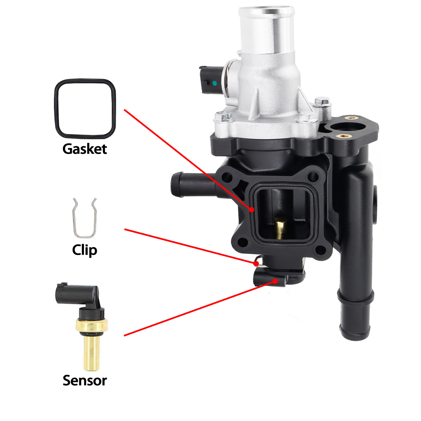 OEM GM 25199824 Cooling Water PumpThermostat Housing for 20112018