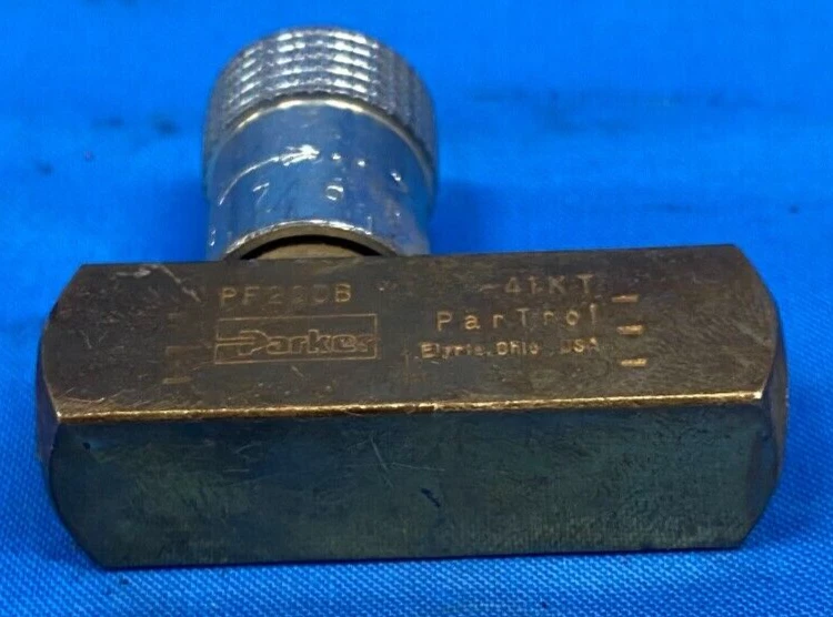 PARKER HYDRAULIC VALVE PF200B 41KT MAX 2000PSI 138BAR METERED FLOW - Image 2 of 4
