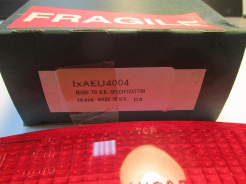 Jaguar XJ6, XJ12 Series III, Jaguar XJS rear bumper fog lamp lens AEU4004, NOS - Picture 3 of 4
