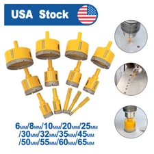 Diamond Core Bit Drill Bits 20-65mm Hole Saw Cutter for Tile Ceramic Marble Tile