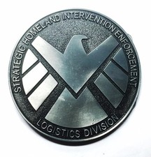 Marvel Strategic Homeland Intervention Pewter Finish Metal Belt Buckle