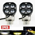 Pair 120W Motorcycle Headlight Fog Lights Led Auxiliary Driving Light Spotlight