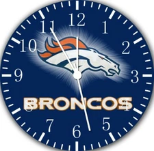 Denver Broncos Wall Clock E94 Personalized option with adding name