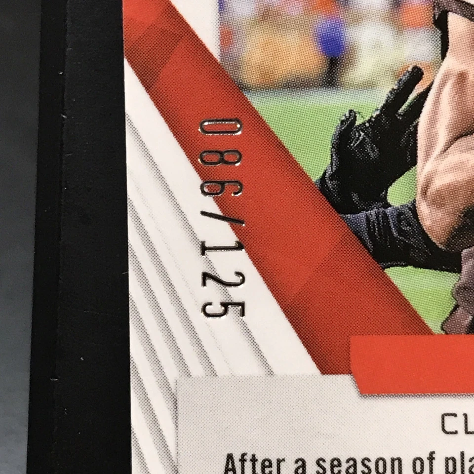 2023 Panini Phoenix Football Amari Cooper 80 TEAL Browns 086/125 SP - Image 3 of 3