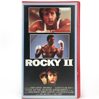 ROCKY II · SYLVESTER STALLONE BALBOA CARL WEATHERS TALIA SHIRE BURGESS BOXEO VHS