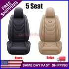 For Toyota RAV4 Front + Rear Car Seat Covers 5-Seats Protector Leather Full Set