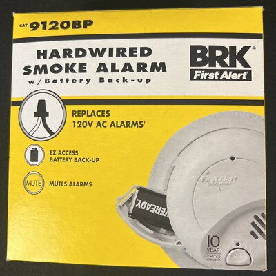 First Alert BRK 9120BP  Smoke Alarm NEW