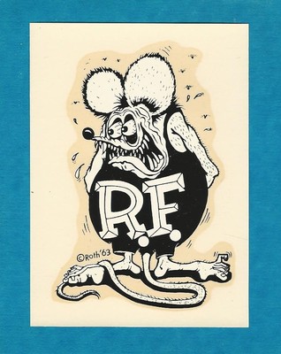 MANI-YACK アイロンプリント1963 rat fink VINTAGE ORIGINAL 1963 CLASSIC ED ROTH 