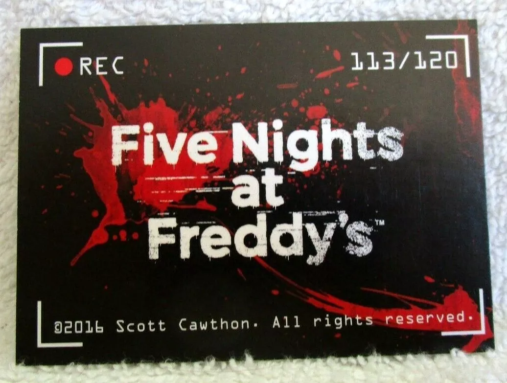 ALBUM FIVE NIGHT AT FREDDY 3R + 50 SOBRES + ADICIONALES