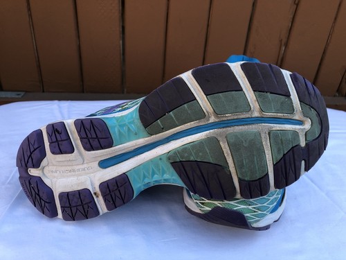 EUC ASICS T650N Gel-Nimbus 18 Women's Size US 9.5 Turquoise/Iris Athletic Shoes - Picture 10 of 10