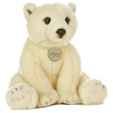 Aurora Realistic Miyoni Polar Bear Plush Stuffed Animal Toy 11" 10853