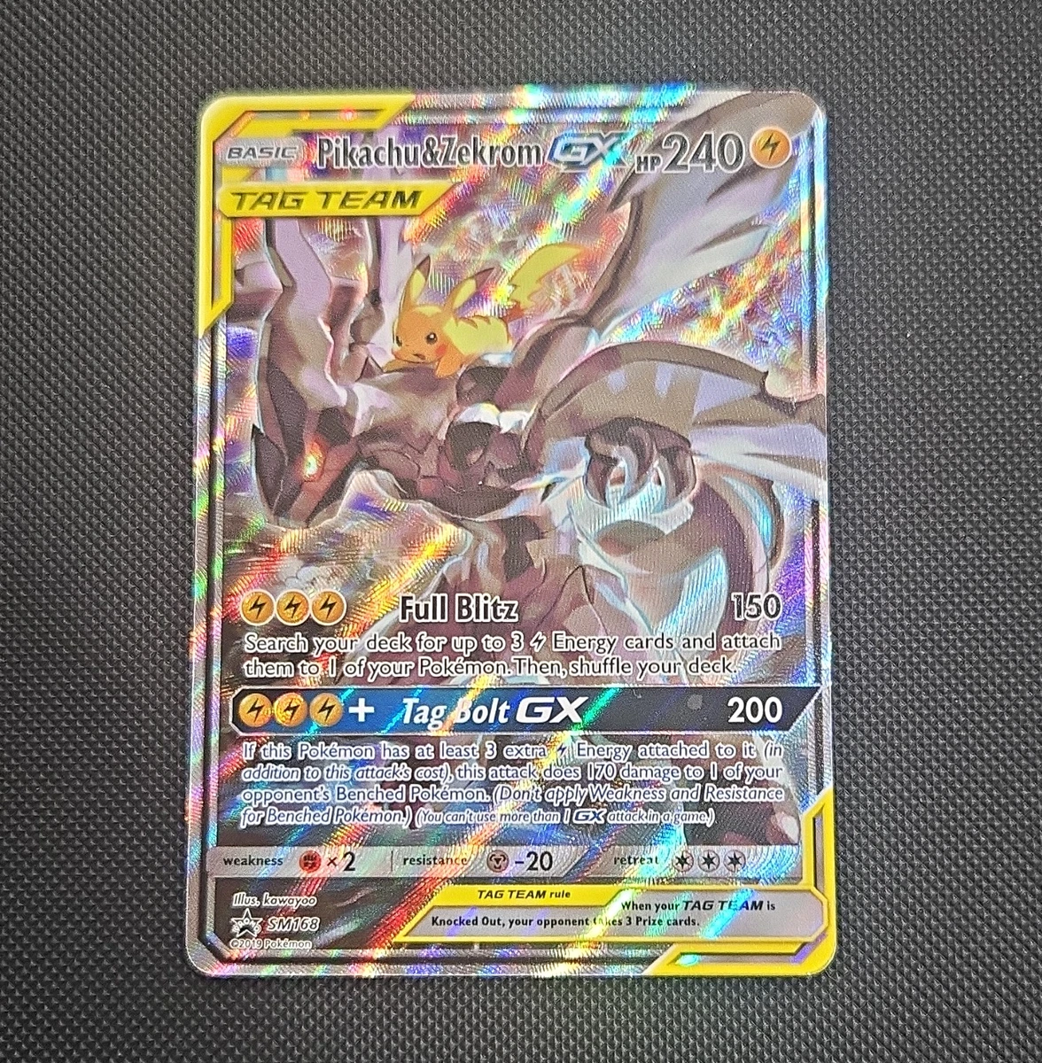 Pikachu & Zekrom GX SM168 Sm | Updated Sep 2026