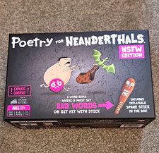 Exploding Kittens Poetry for Neanderthals NSFW Party Game 17+