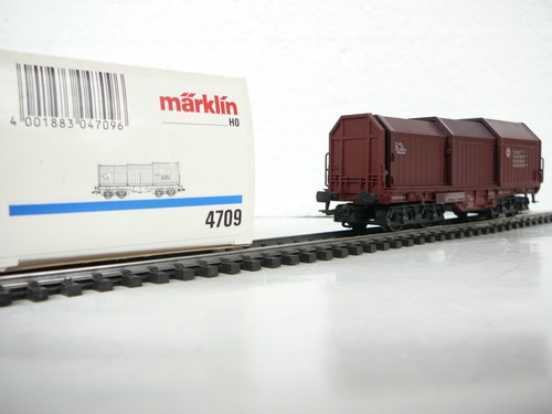 Märklin H0 4709 Teleskophaubenwagen der SNCB mit Coils, in OVP | Zustand: Gebraucht