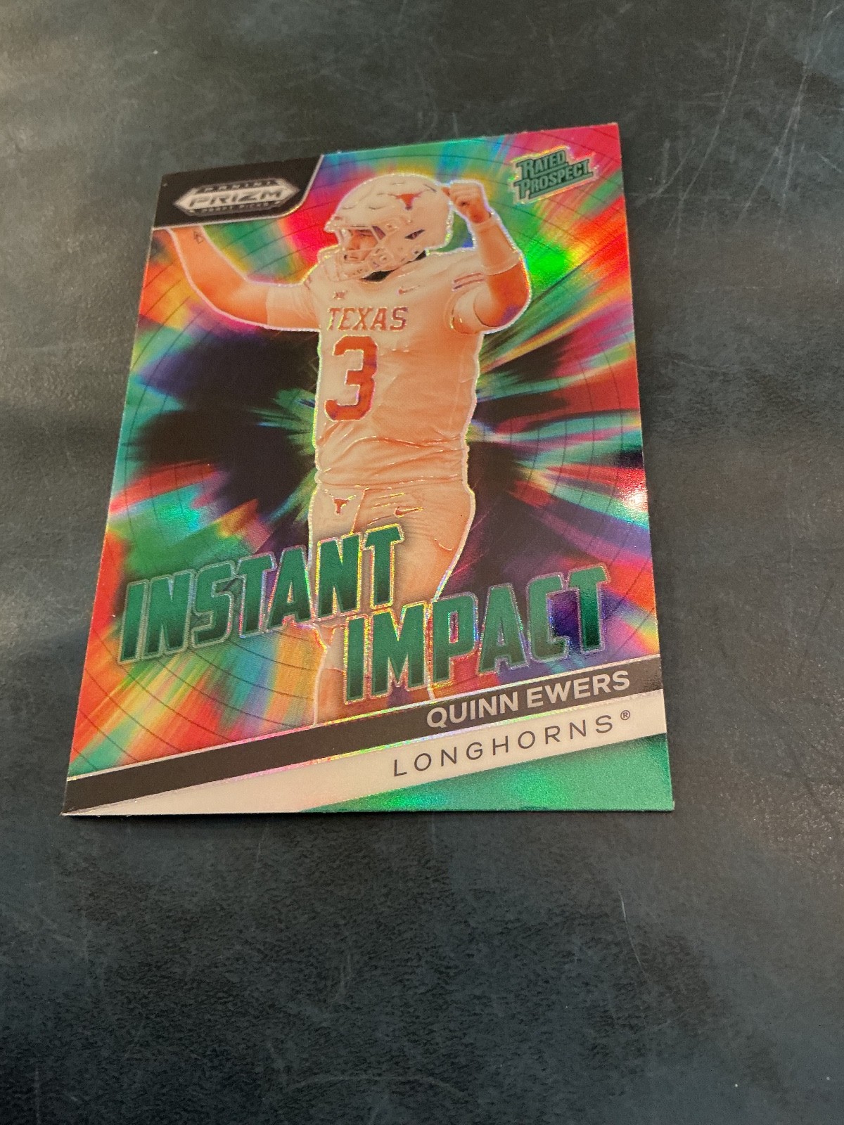 2024 Panini Prizm Draft Picks - Instant Impact Quinn Ewers #II-QE Green Prizm...