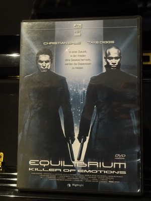 DVD Equilibrium von Kurt Wimmer - Killer of Emotions - Chrisian Bale  Taye Diggs