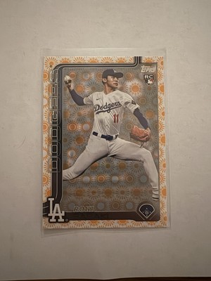 Roki Sasaki RC #558 Sun Burst Parallel Topps Series 2 SP 2025 LA 