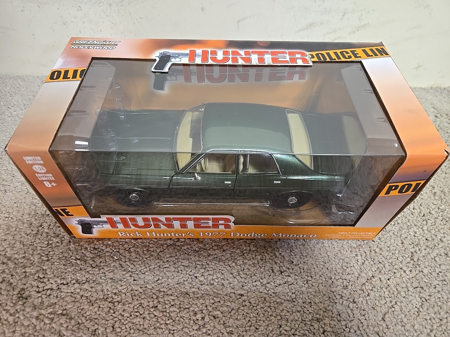 Greenlight Dodge Monaco Police 1977 Rick Hunter 1:24 84123