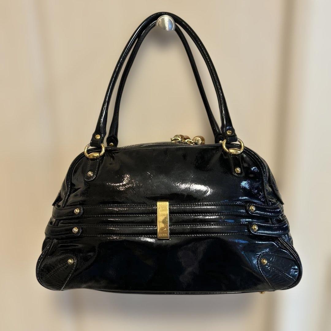 Minimal Horsebit Bamboo Leather Handbag Shoulder Bag Crossbody Bag Women - GUCCI thumbnail 22