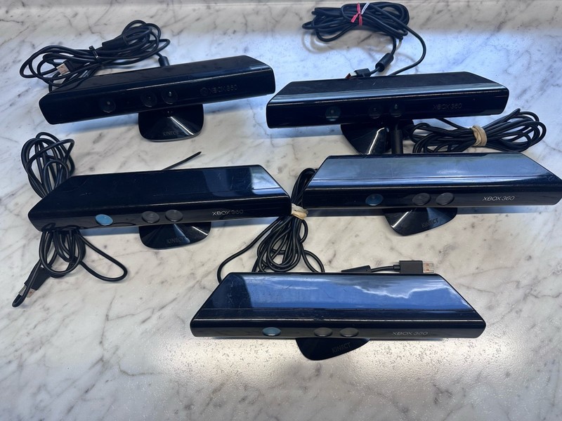 LOT OF 5 Xbox 360 Kinect Motion Sensor Bar UnTested