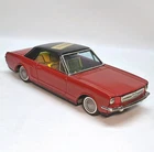 NM✨️1964•1/2 FORD MUSTANG 🆒️ CLEAN CAR ✨️L👀K ! BANDAI Tin Litho Friction Japan