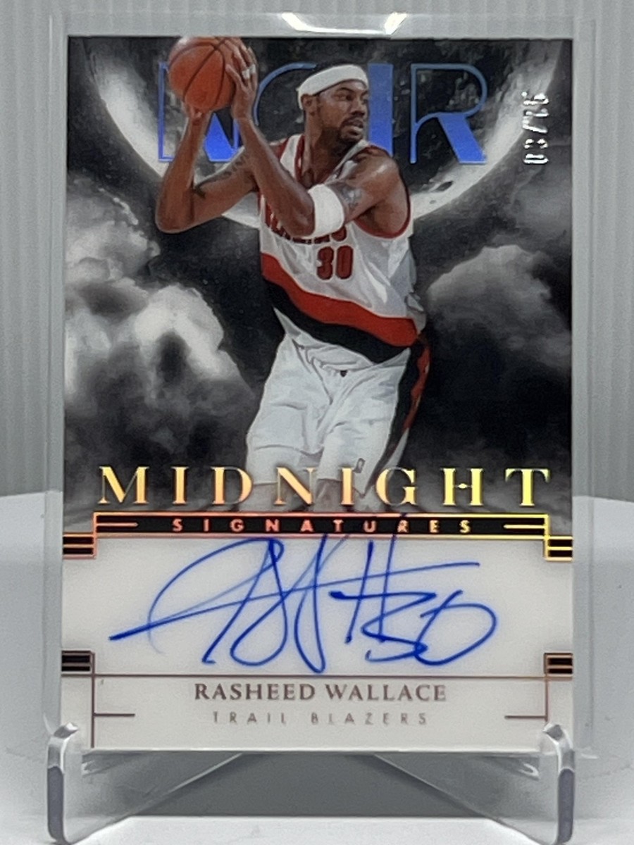 2023-24 Panini Noir #MS-RW Rasheed Wallace Midnight