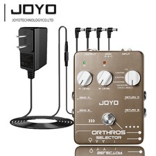 JOYO Line Selector Guitar Pedal Independent Control Channel with 9V800mA Adapter