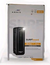 ARRIS Surfboard AC1600 16x4 Cable  Modum, Dual-Band Router - Black
