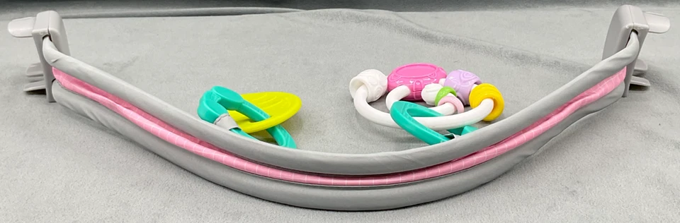 Arco de juguete móvil de repuesto Bright Starts Baby Swing Pink Paradise Foto 3 de 4