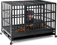 Oranland 48" Heavy Duty Dog Crate 250lbs
