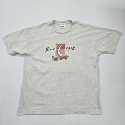 SCREEN STARS Unisex Vintage Gray Graphic T-Shirt XL Crew Neck