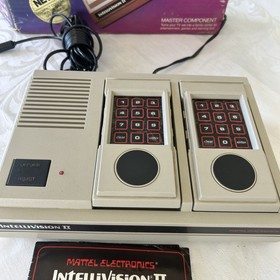 Mattel Intellivision II Console Complete in Box Controllers Cables Tested W/game