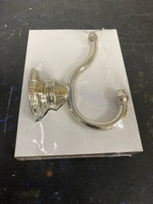 Signature Hardware SHBERH2PN Beasley Double Robe Hook - Polished Nickel