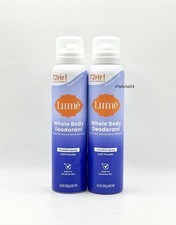 Lume Whole Body Deodorant Invisible Spray X2 Pack 3.6 oz -72 HR Soft Powder