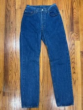 Vintage Levi  s 501 Straight Fit 26x32 USA Jeans Button Fly 26501-0122 Denim 80s