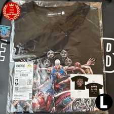 ONE PIECE x NBA 10 Teams T-Shirt Cotton Black Size L BASE SHOP Limited Japan