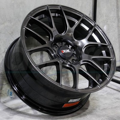 15x8.25 Chromium Black Wheels XXR 530 4x100/4x114.3 0 (Set of 4)  73.1