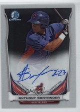 2014 Bowman Chrome Prospect Anthony Santander #BCAP-AS Auto 05k6