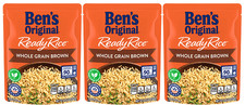 Ben's Original Ready Rice Whole Grain Brown 3 Pack